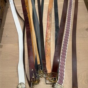 Celebrity owned Leather Belts Collection